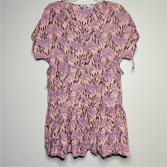 Madewell Button Front Tiered Shirt Dress - Picture 5 of 12